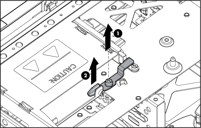 Removing the DVD/CD-ROM ejector lever