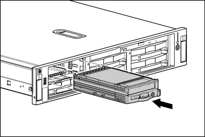 Installing a tape drive
