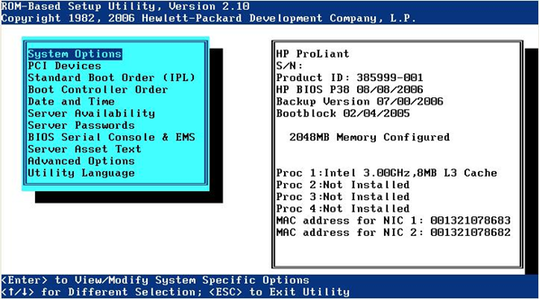 CLI through BIOS Serial Console