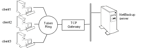 Example restore from token ring client