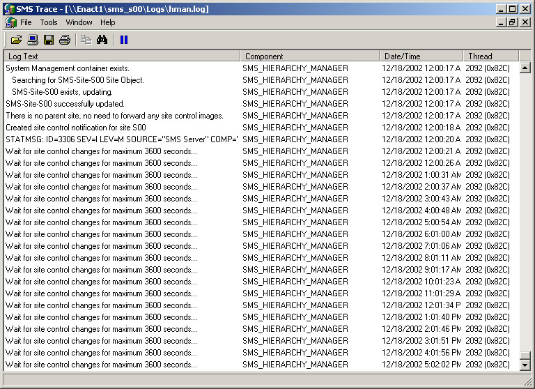 Using Sms Trace