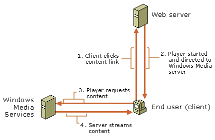 Overview of streaming media request 